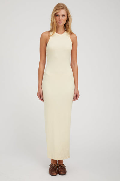 Butter Rib Racer Maxi Dress