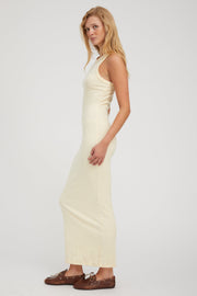 Butter Rib Racer Maxi Dress