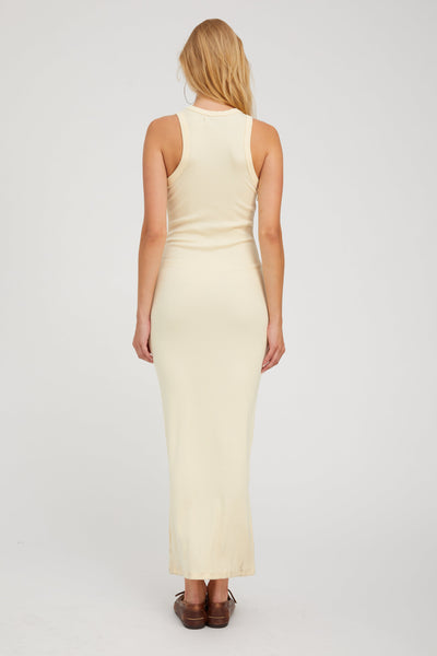 Butter Rib Racer Maxi Dress