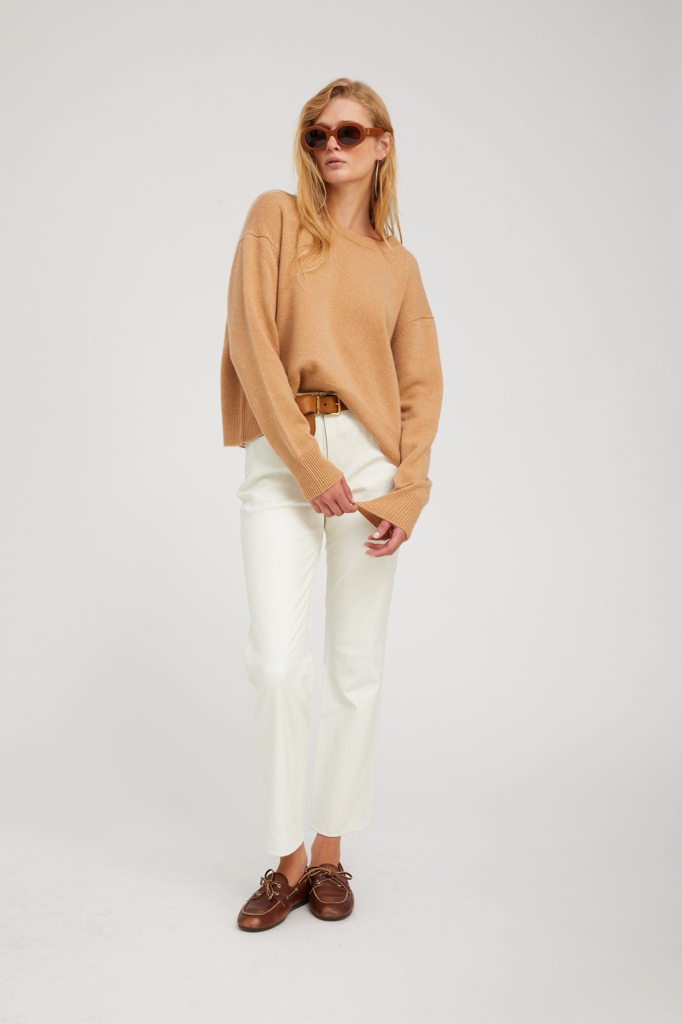 Praline Cashmere Boxy Sweater