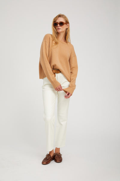 Praline Cashmere Boxy Sweater