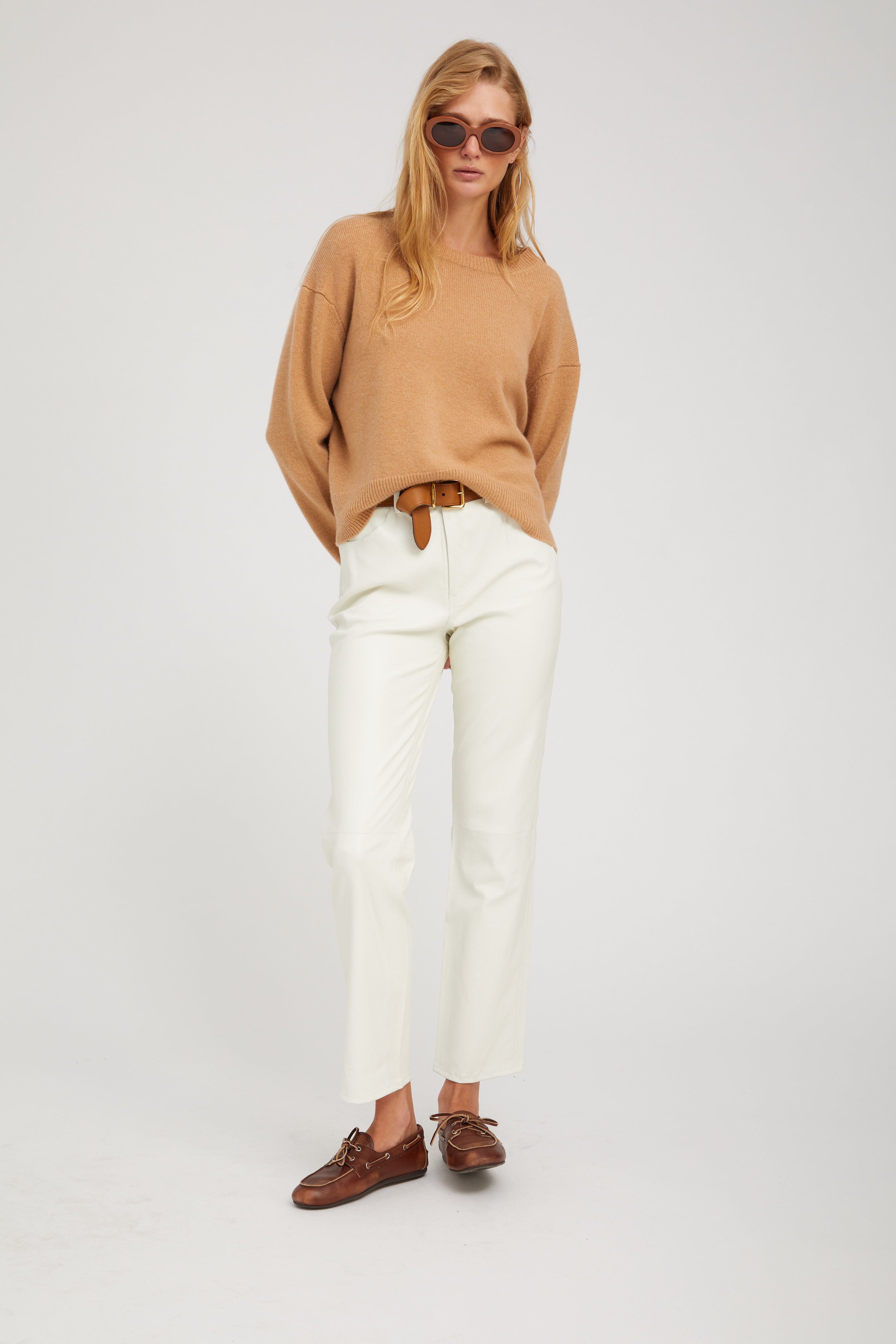 Praline Cashmere Boxy Sweater