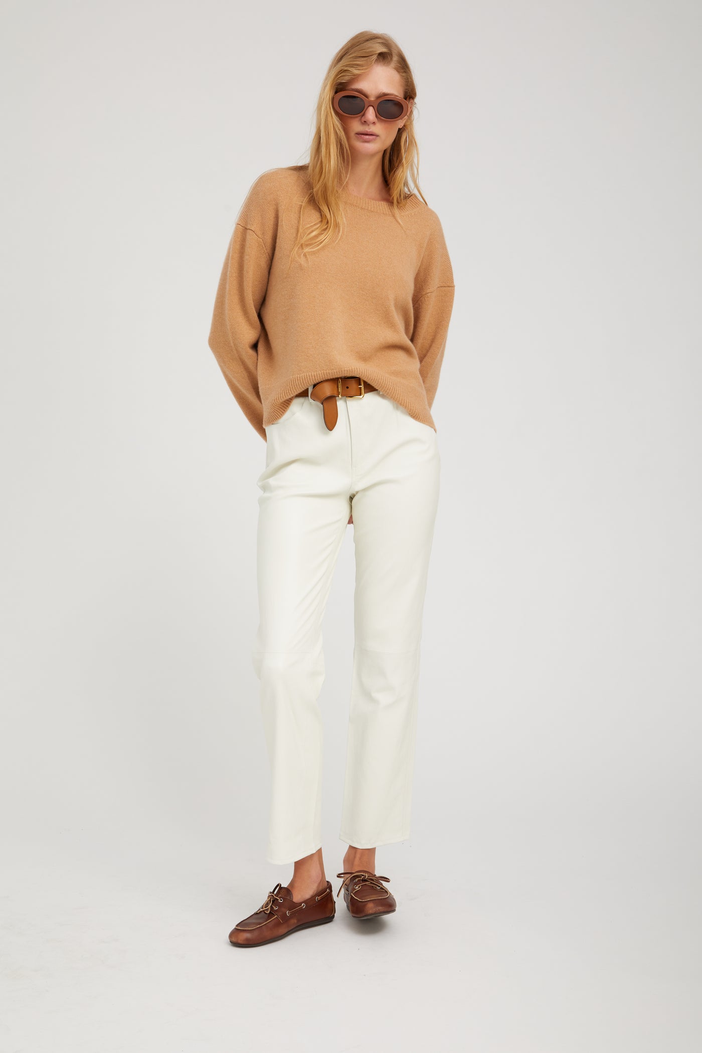 Praline Cashmere Boxy Sweater