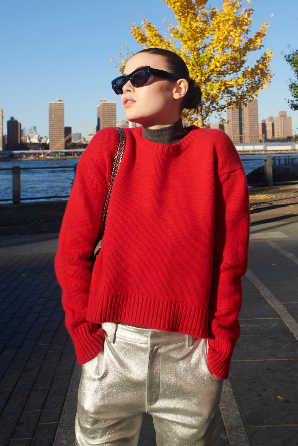 Red Heavy Cashmere Sweater