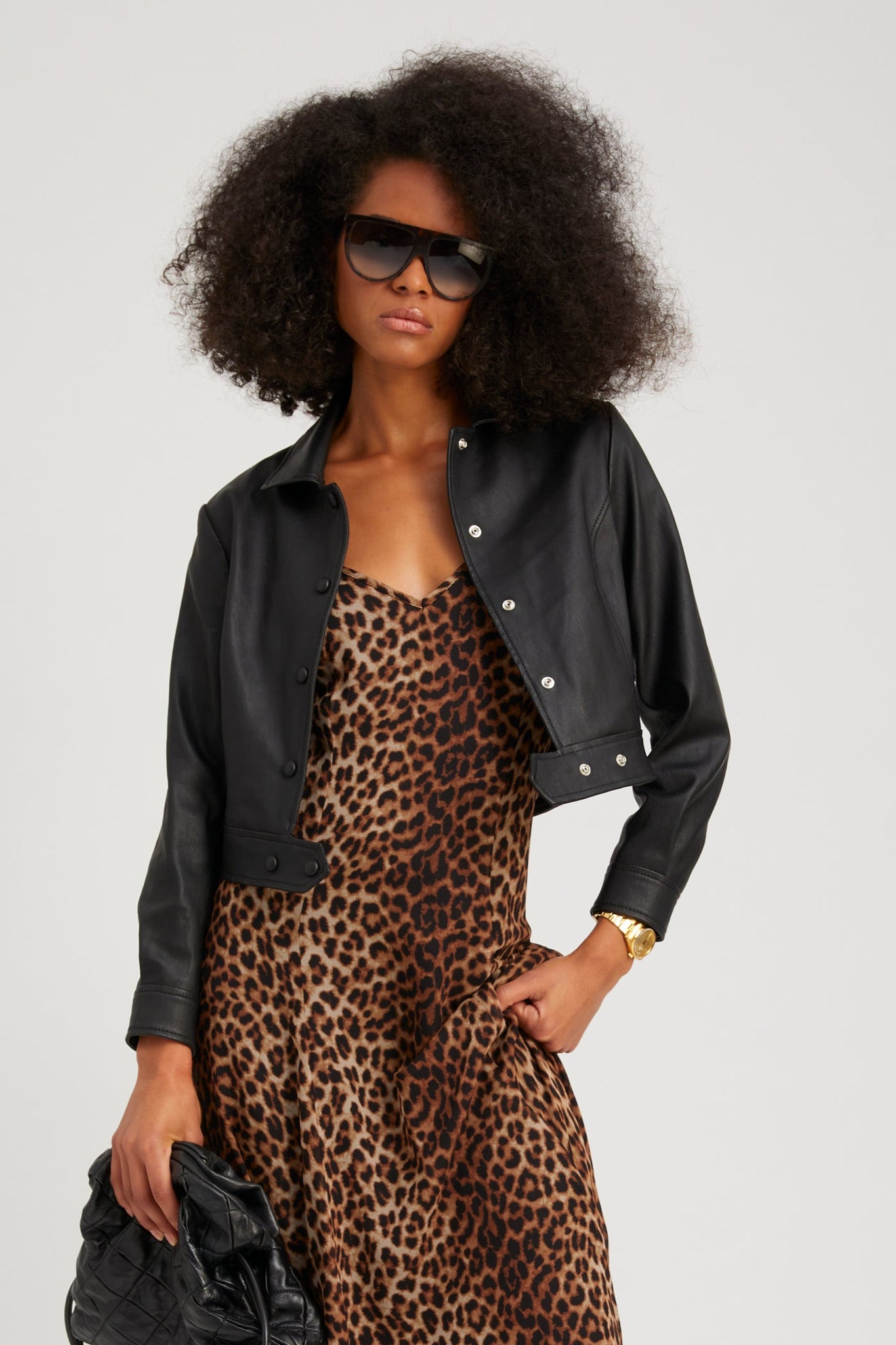 Black Leather Hardy Jacket