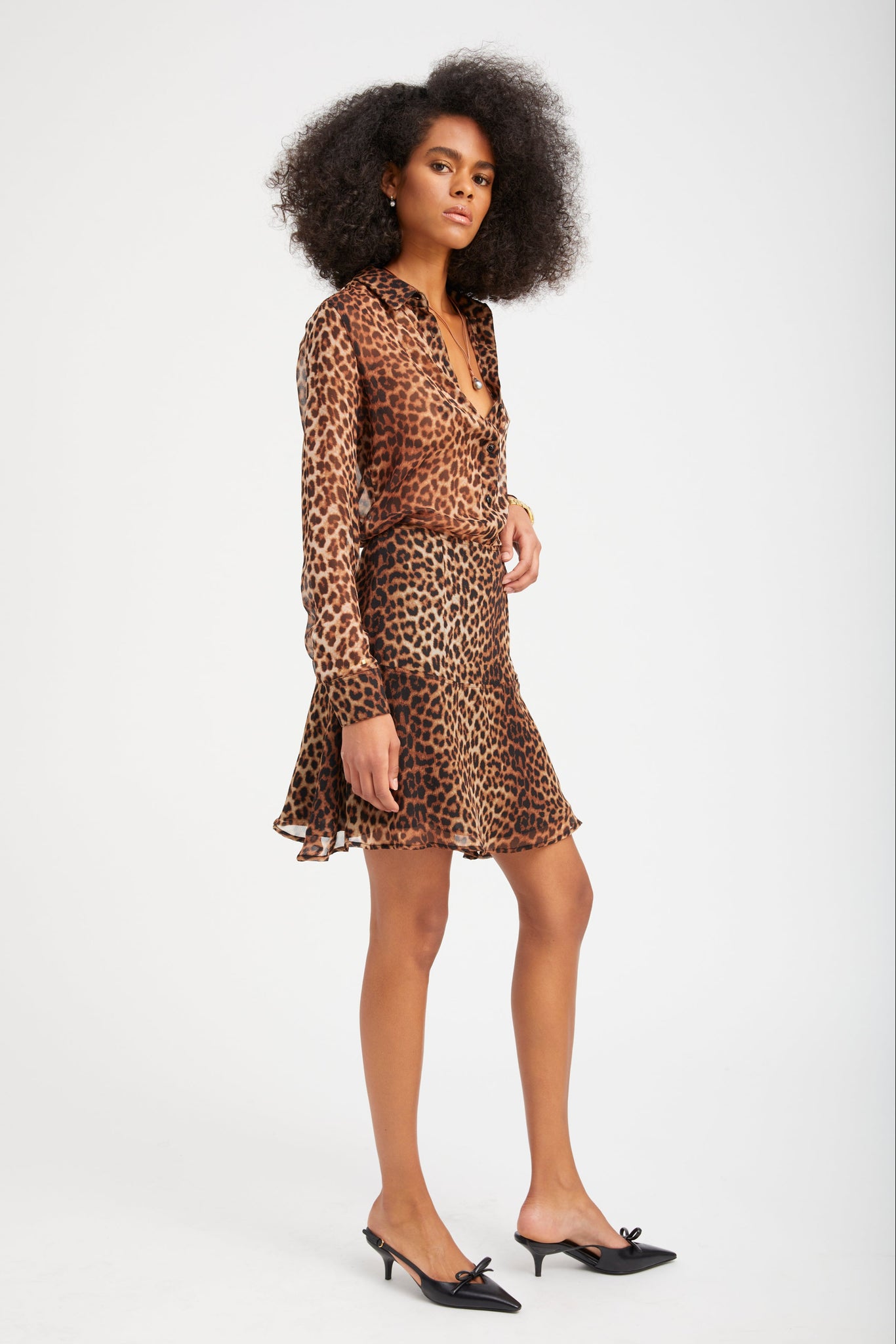 Jaguar Silk Fitted Button Down