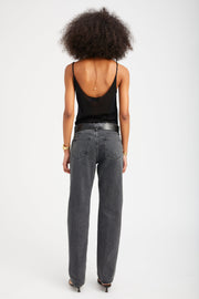 Black Tissue Cashmere Tank