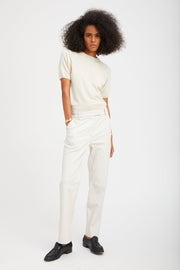 Shell Leather Sophia Cigarette Trousers