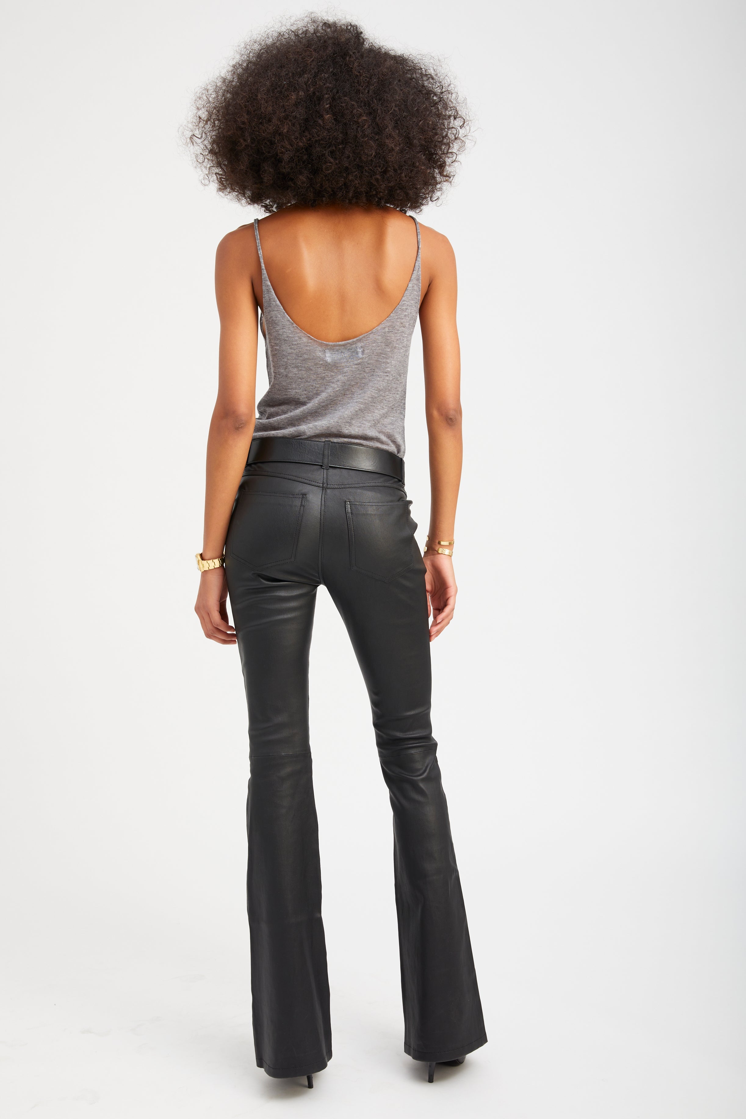 Grey Tissue Cashmere Tank