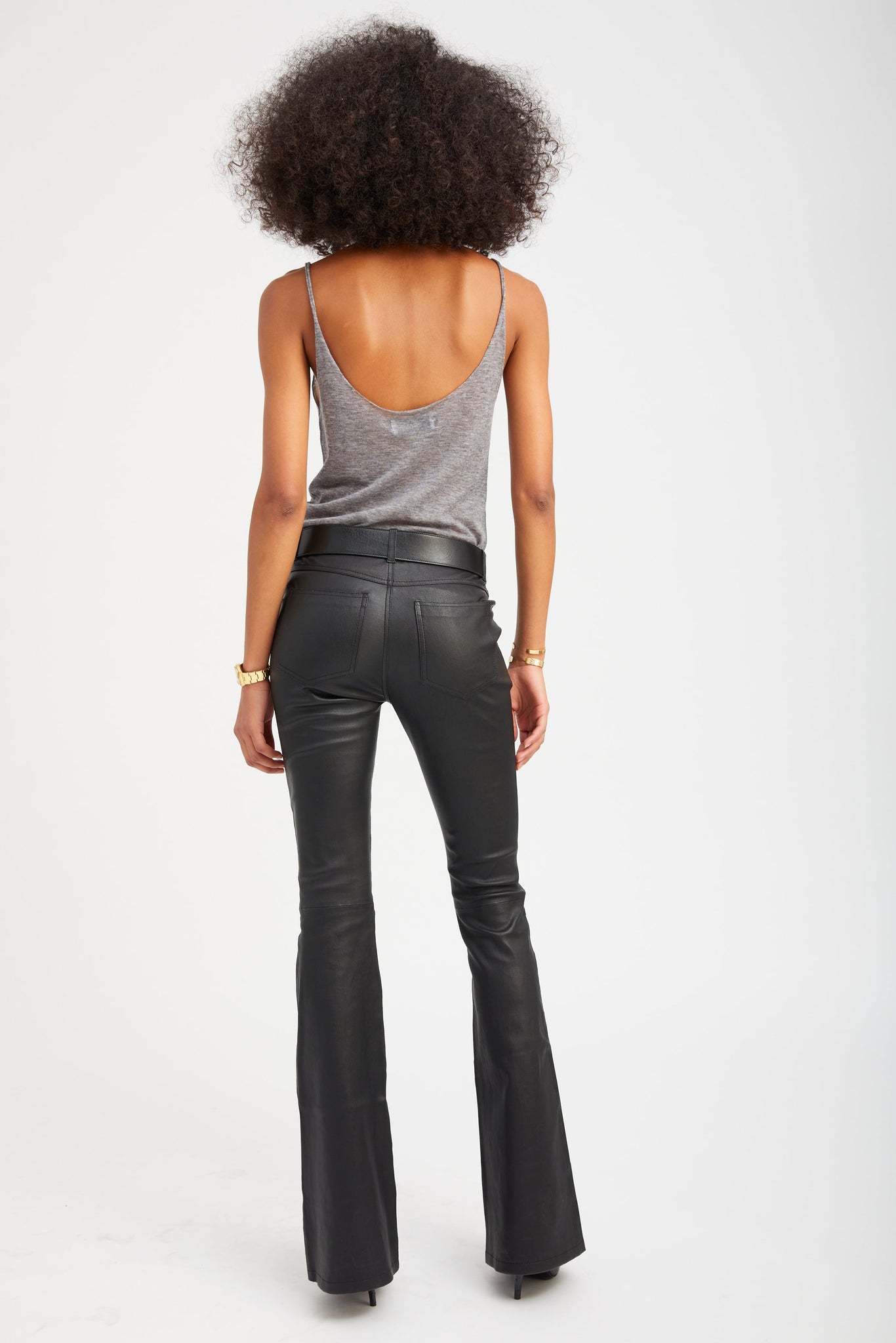 Grey Tissue Cashmere Tank