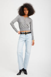 Grey Ultra Fine Cashmere Baby Cardigan