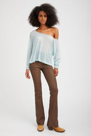 Jane Leather Micro Flare