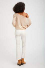 Jackie Leather Ankle Flare