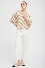 White Linen Amalfi Pants