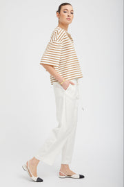 White Linen Amalfi Pants