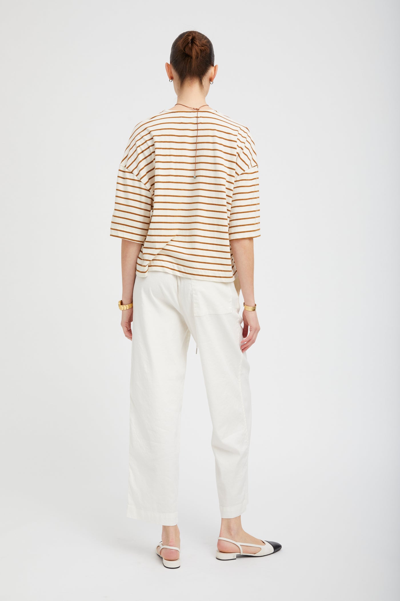 White Linen Amalfi Pants