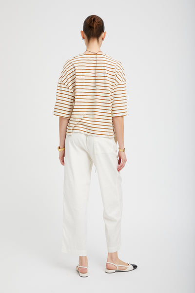 White Linen Amalfi Pants