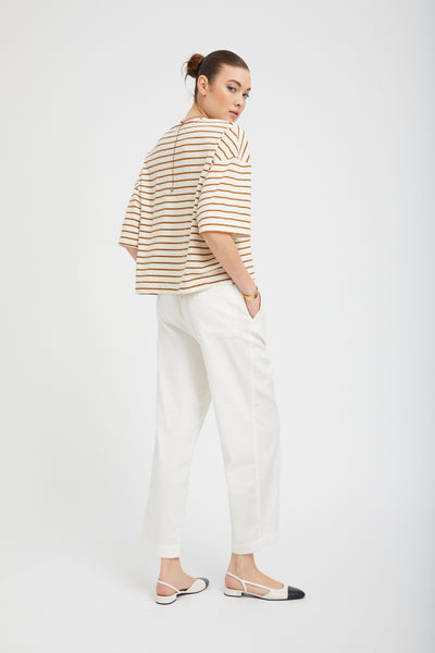 White Linen Amalfi Pants