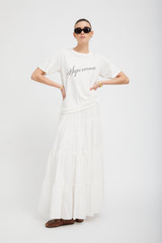 White Classic Superwoman Tee