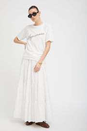 White Classic Superwoman Tee