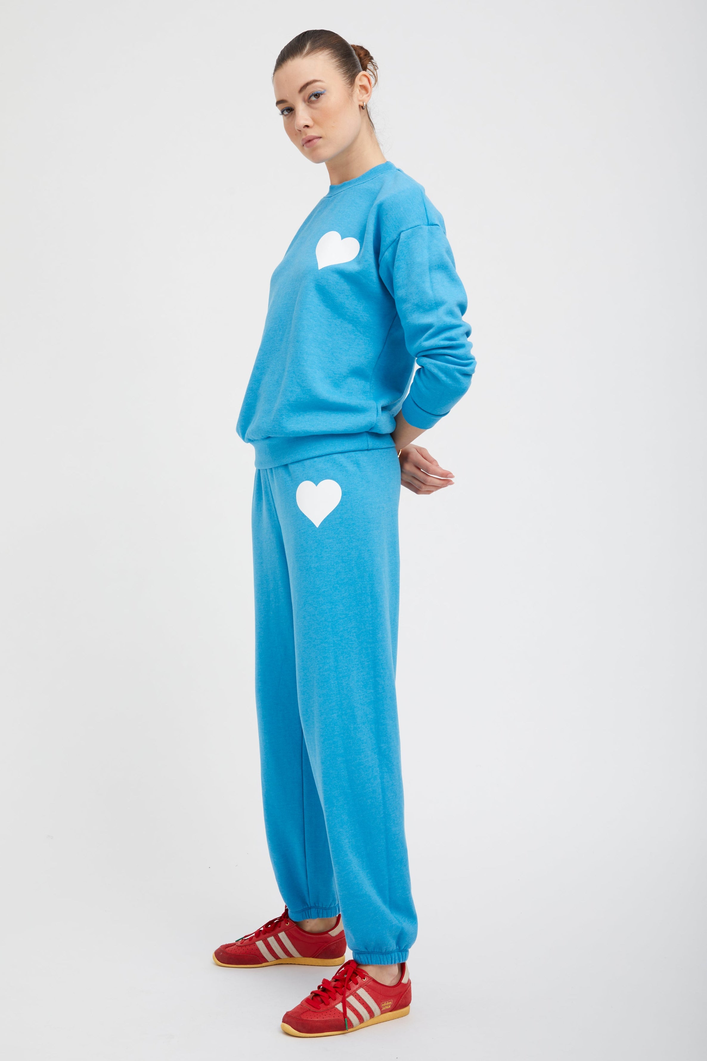 Turquoise Heart Sweatshirt