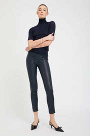 Midnight Leather Ankle