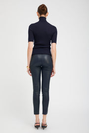 Midnight Leather Ankle
