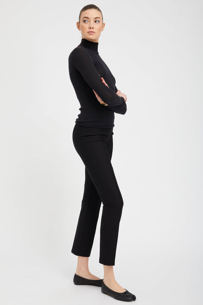 Black Casanova Pintuck Straight