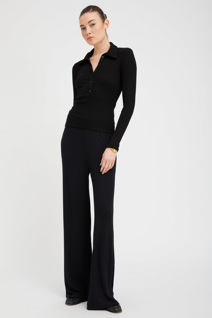 WIDE LEG PANT BLACK – SPRWMN