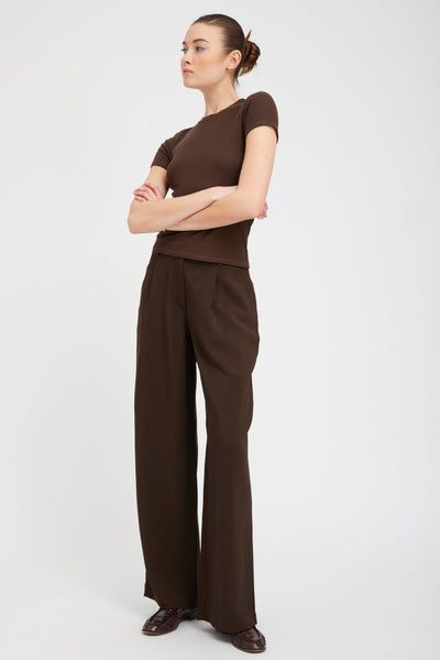 Chocolate Rib Baby Tee
