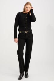 Black Cashmere Ingrid Jacket