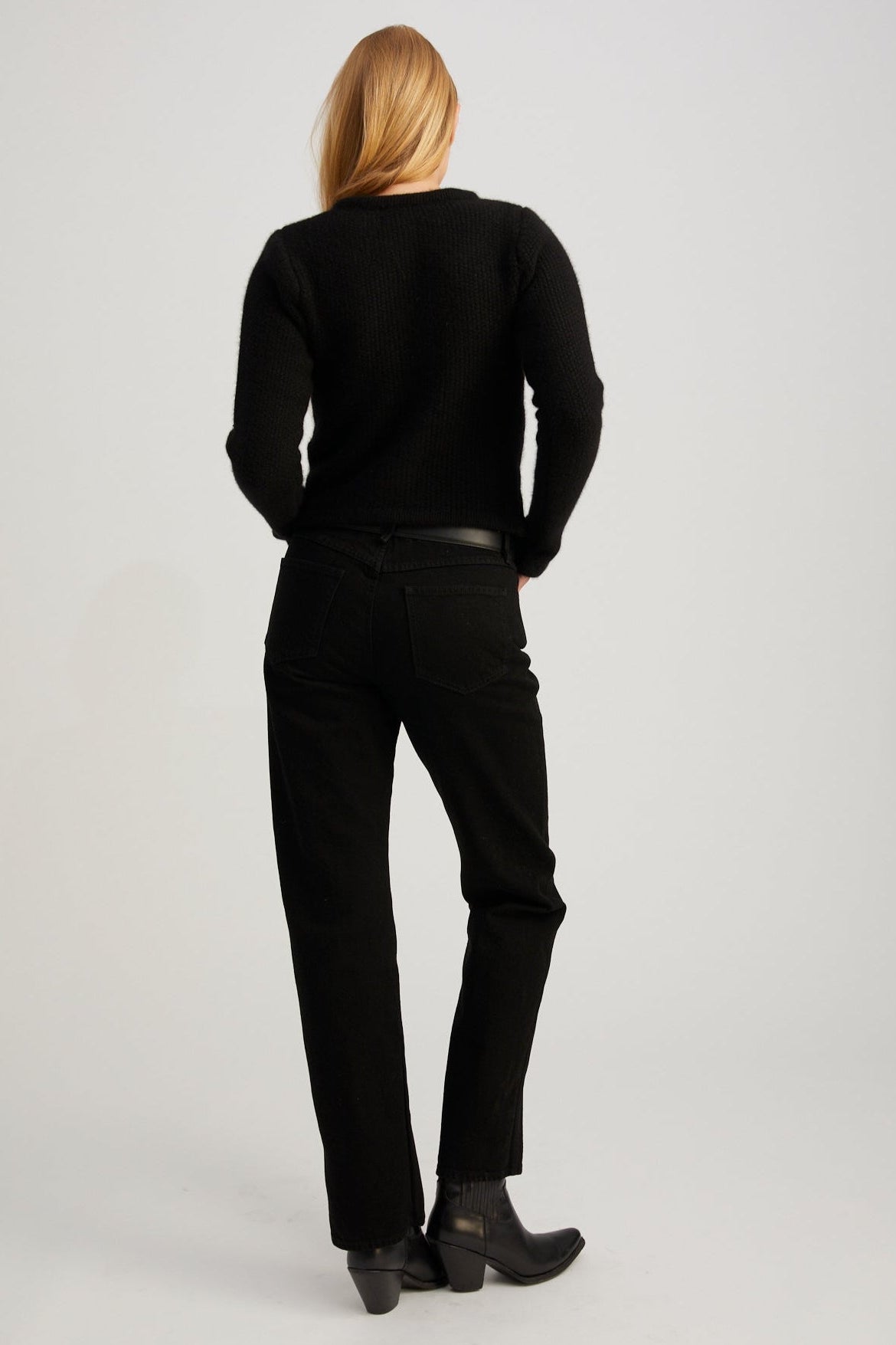 Black Cashmere Ingrid Jacket