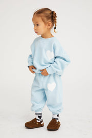 Kids Baby Blue Heart Sweatshirt