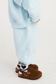 Kids Baby Blue Heart Sweatpants