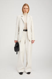 Shell Leather Classic Blazer