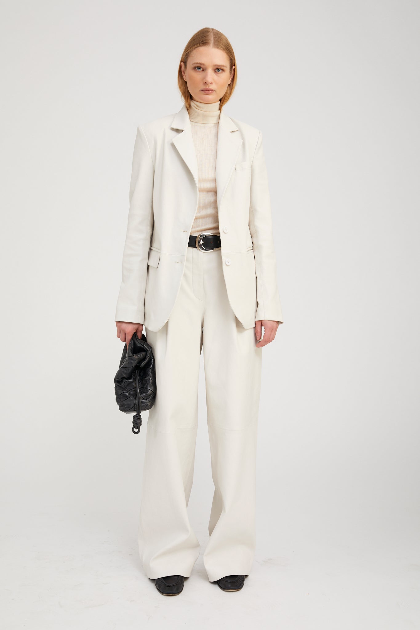 Shell Leather Classic Blazer
