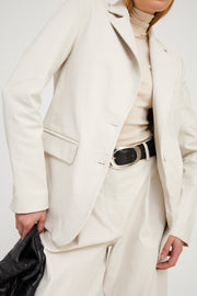 Shell Leather Classic Blazer