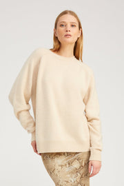 Oat Cashmere Boyfriend Sweater