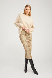 Oat Cashmere Boyfriend Sweater