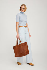 Baby Blue Corduroy Wide Leg Trousers