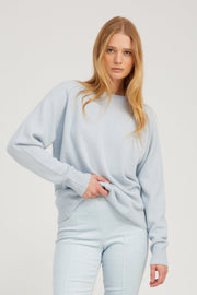 Baby Blue Cashmere Boyfriend Sweater