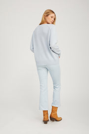 Baby Blue Cashmere Boyfriend Sweater