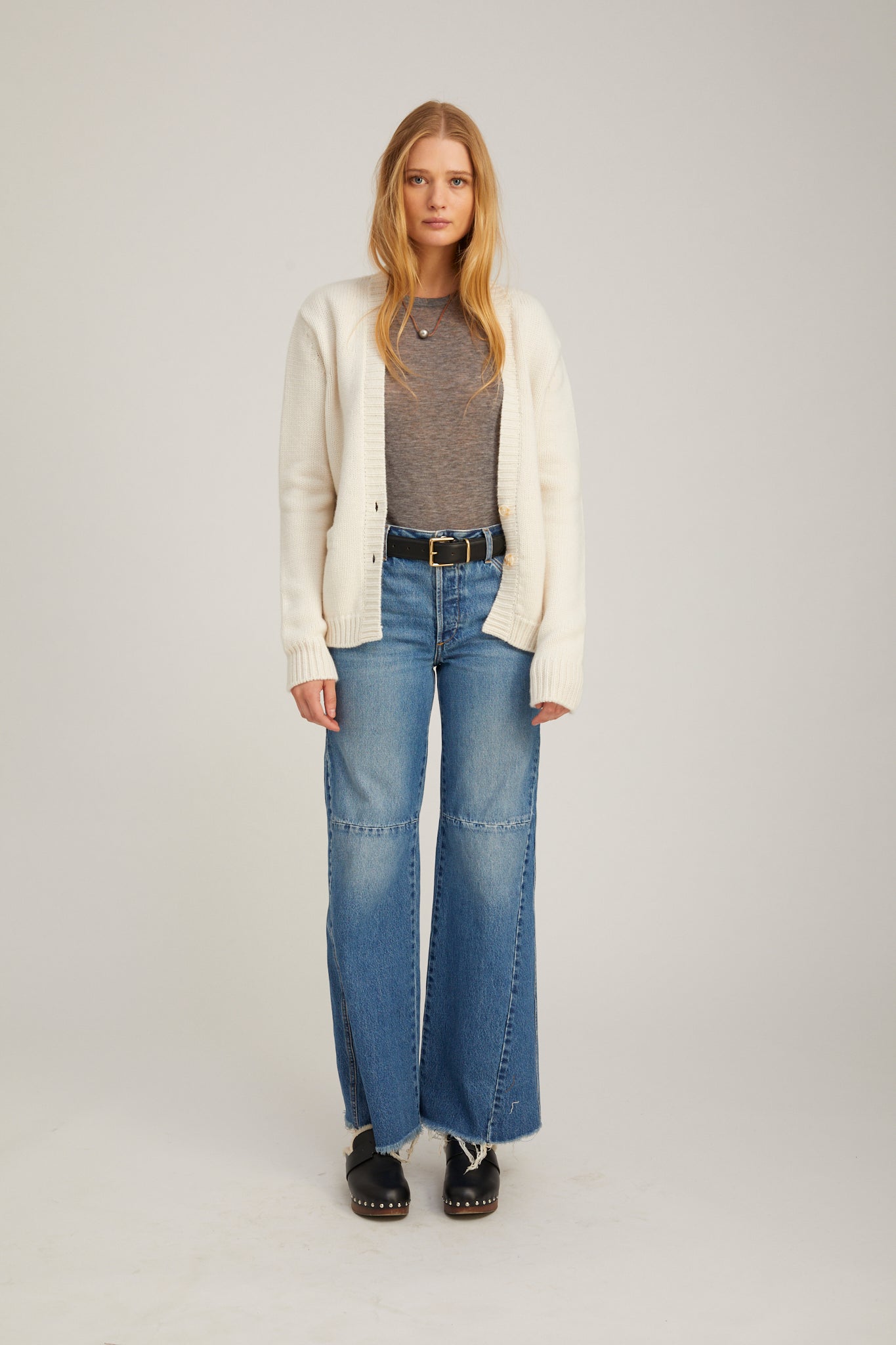 Ivory Cashmere Cardigan