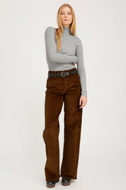 Corduroy Wide Leg Trousers