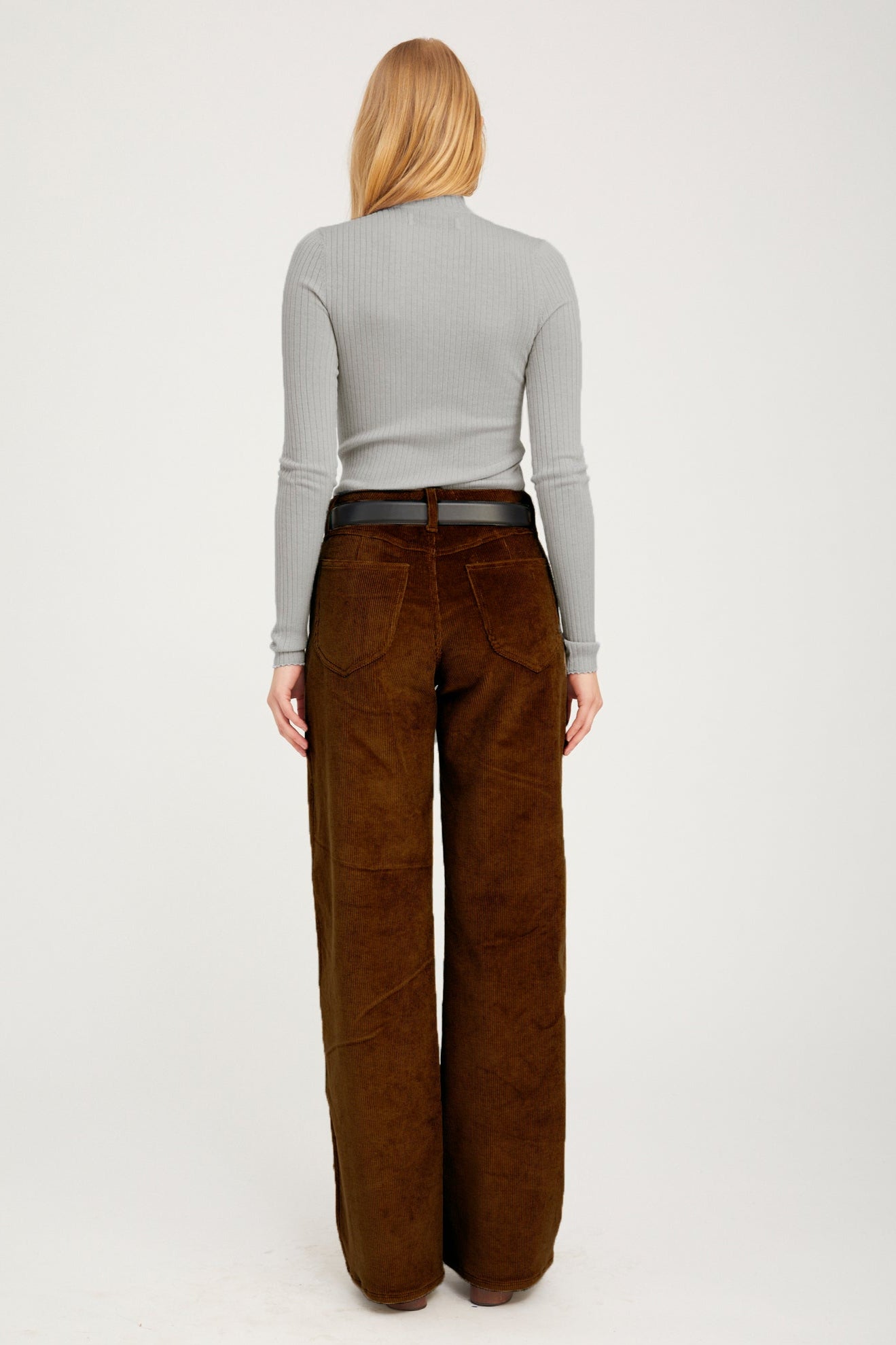 Corduroy Wide Leg Trousers
