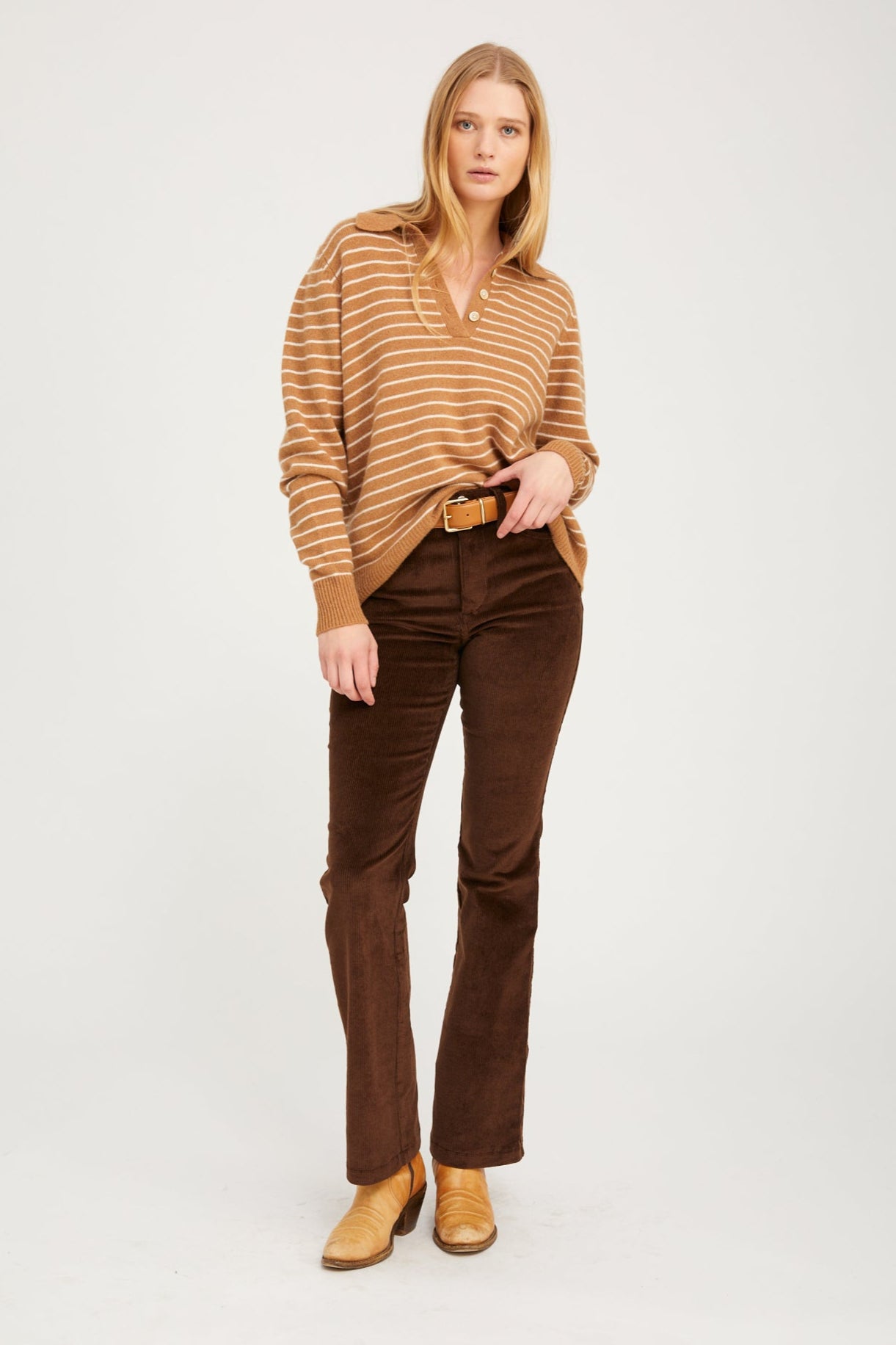 Americano Corduroy 5 Pocket Micro Flare