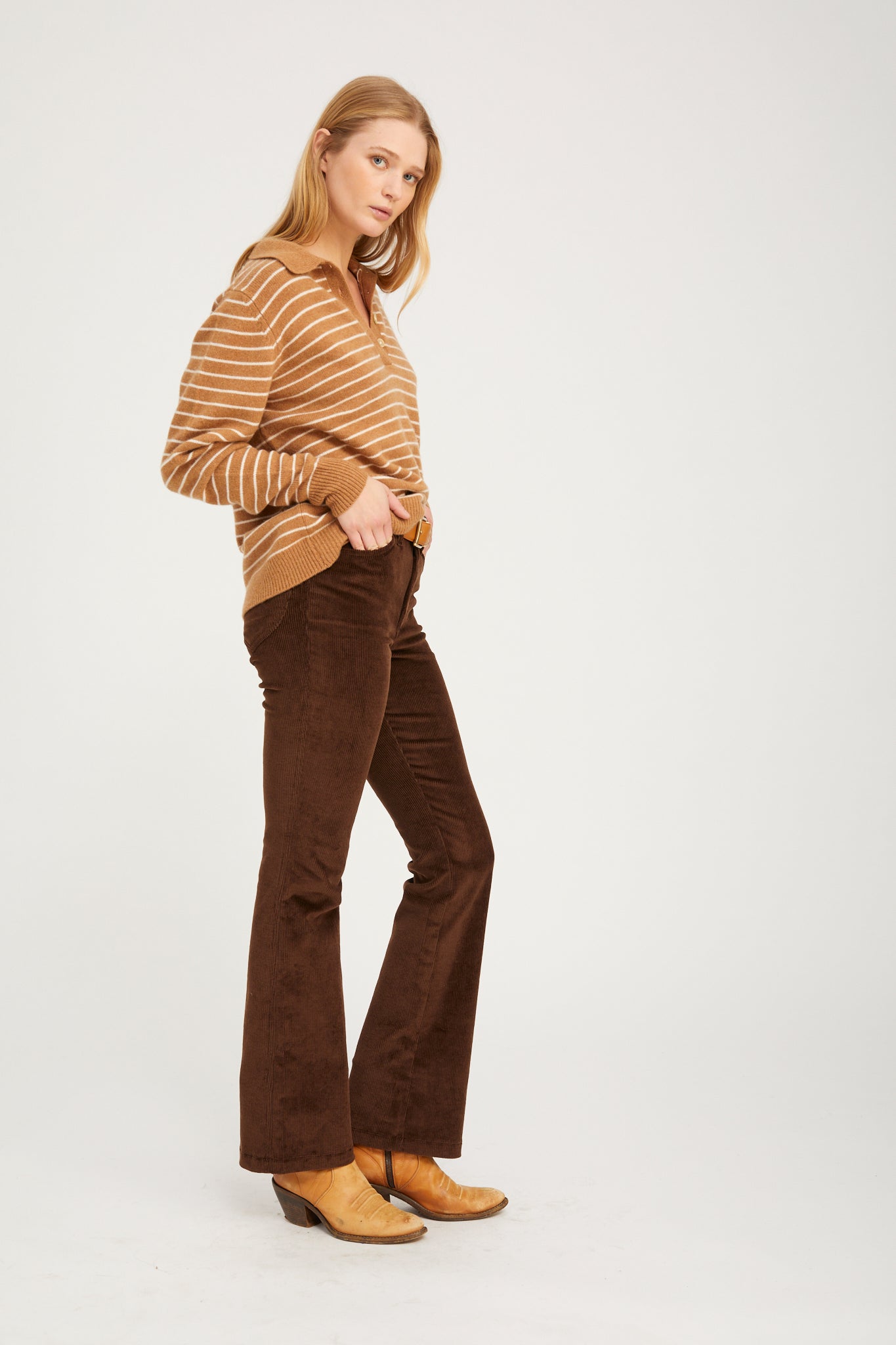 Americano Corduroy 5 Pocket Micro Flare