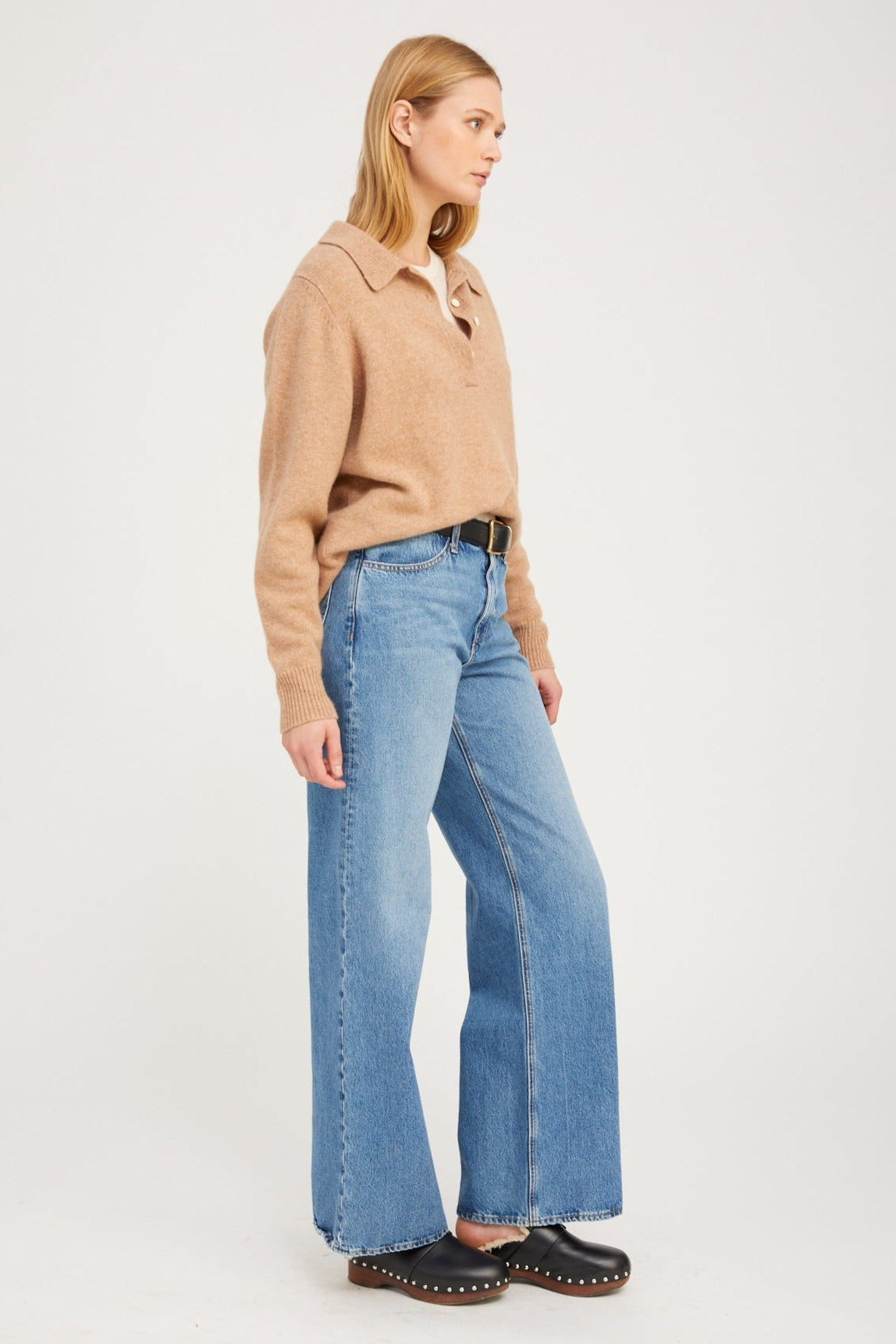 Cashmere Polo Sweater