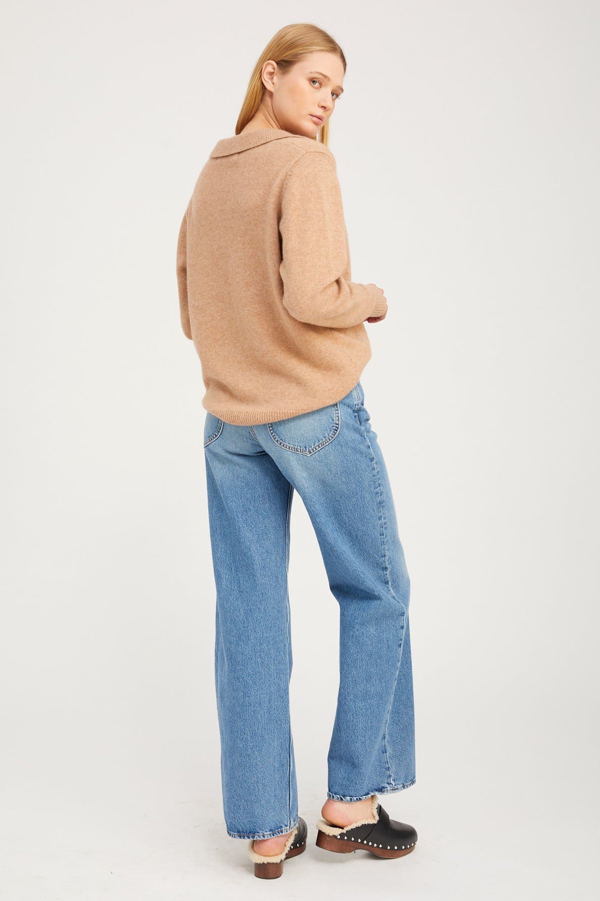 Cashmere Polo Sweater