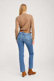 Edith Slim Straight Denim